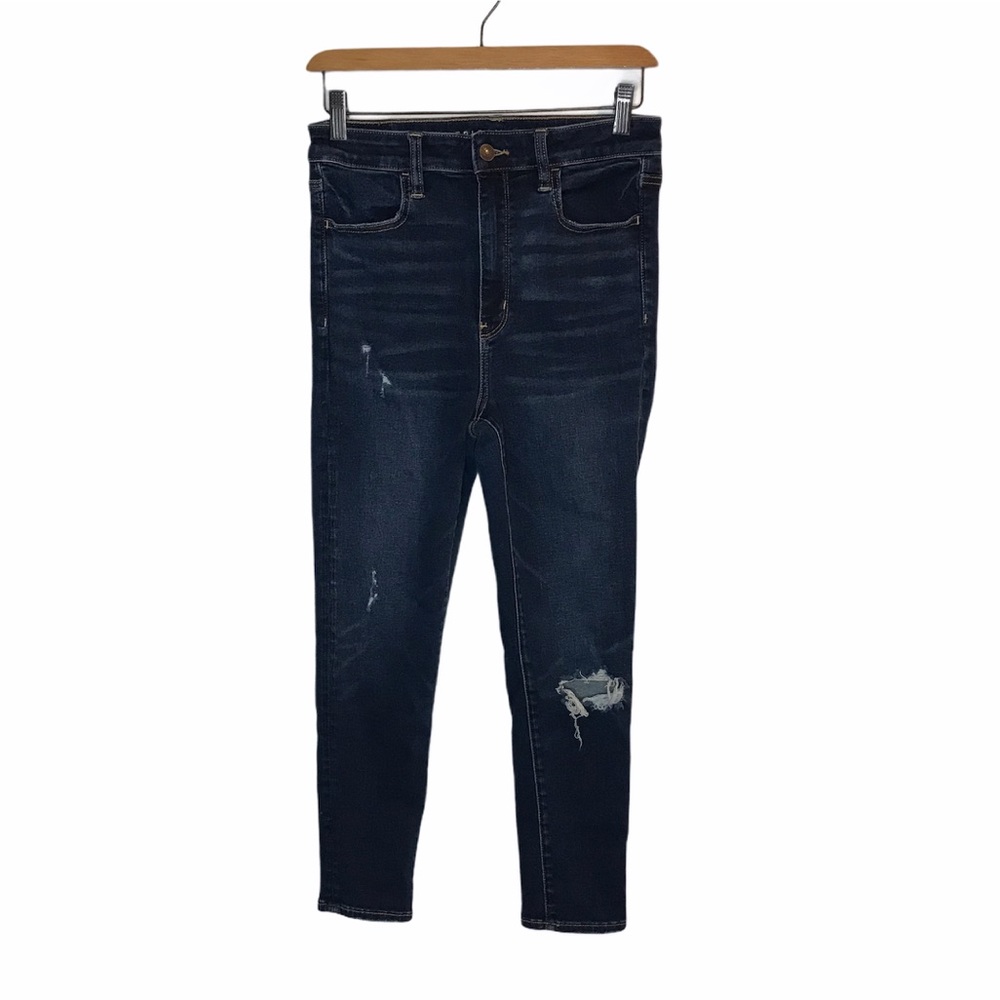 SOLDAmerican Eagle Highest Rise Jegging Distressed - Picture 1 of 9